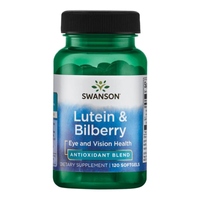 Swanson Luteina + Borówka (Lutein & Bilberry) - 120 kapsułek