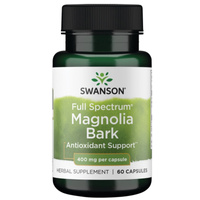Swanson Magnolia Lekarska (Magnolia Bark) 400 mg 60 kapsułek
