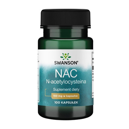 Swanson NAC (N-Acetylo-Cysteina) 150 mg 100 kapsułek