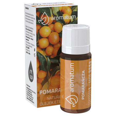 Naturalny Olejek Eteryczny ze słodkiej pomarańczy Aromatum - 12 ml