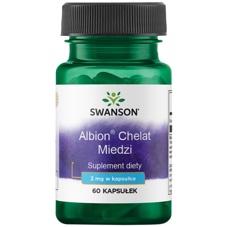 Albion Chelat Miedzi 2 mg (60kaps) Swanson