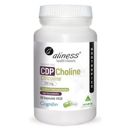 Aliness CDP Cholina (Cytykolina) 250 mg 60 kapsułek