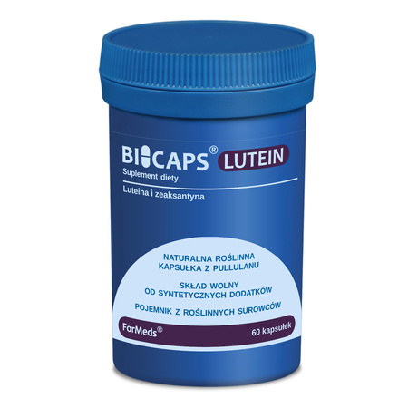 BICAPS Luteina 20 mg Zeaksantyna 2 mg (60 kaps) ForMeds