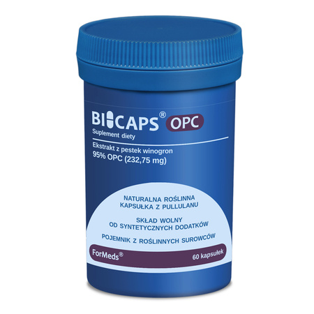 BICAPS OPC Ekstrakt z Pestek Winogron (60 kaps) ForMeds