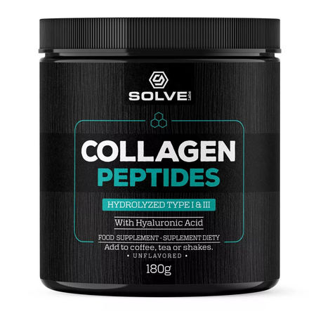 Collagen Peptides (180 g) Hydrolizowany Kolagen typu I i III Solve Labs