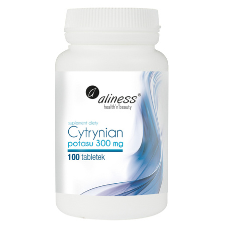 Cytrynian potasu 300 mg (100 tabletek) Aliness