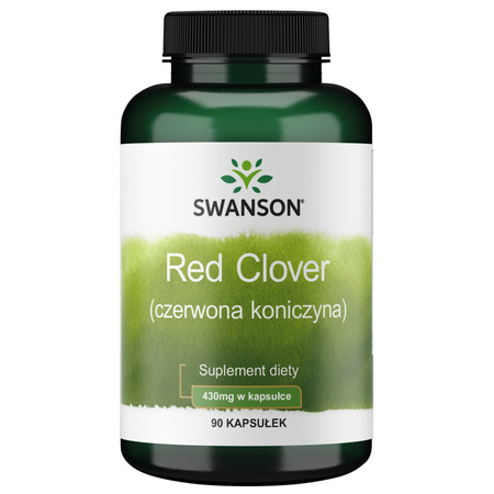 Czerwona Koniczyna (Red Clover) 430 mg (90 kaps) Swanson
