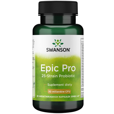 Epic Pro Probiotyk 25 mld szczepów (30 kaps) Swanson