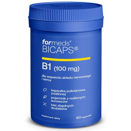 ForMeds Bicaps Witamina B1 Tiamina 100 mg 60 kapsułek