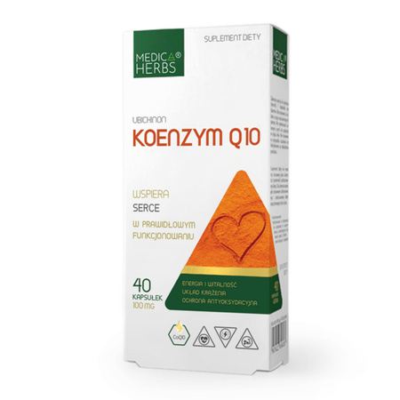 Koenzym Q10 (Ubichinon) 100 mg (40 kaps) Medica Herbs