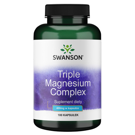 Magnez Triple Magnesium Complex (100 kaps) Swanson