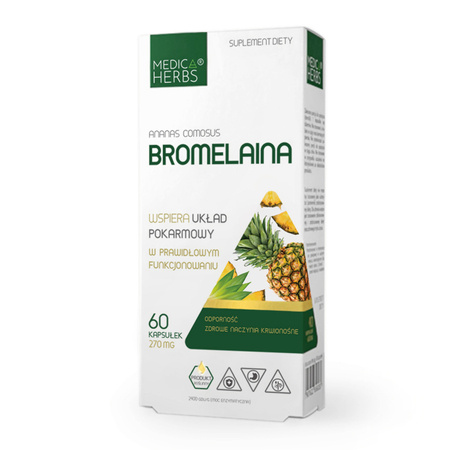 Medica Herbs Bromelaina 270 mg - 60 kapsułek
