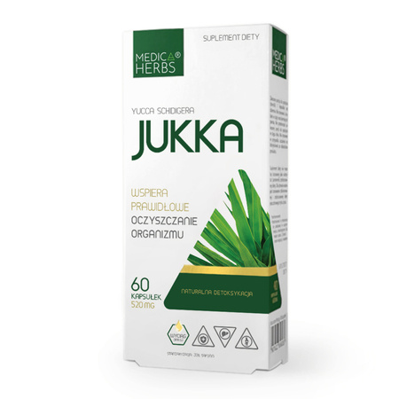 Medica Herbs Jukka 520 mg - 60 kapsułek