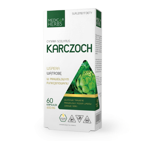 Medica Herbs Karczoch 600 mg - 60 kapsułek