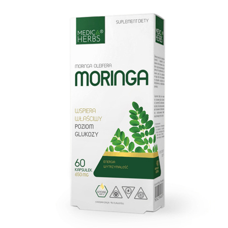 Medica Herbs Moringa 650 mg - 60 kapsułek