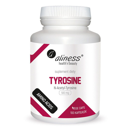 N-Acetyl-Tyrosine Tyrozyna 500 mg (100 kaps) Aliness