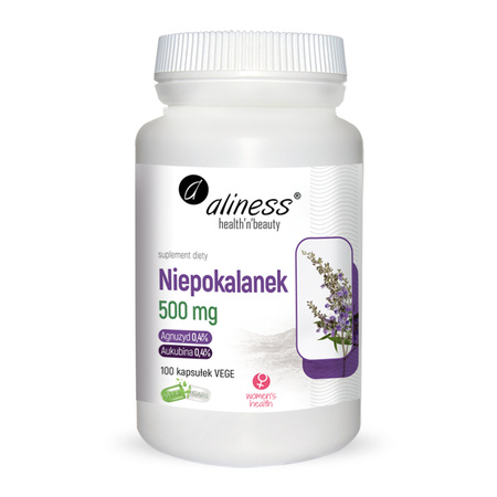 Niepokalanek 500 mg Menopauza Kobiece hormony (100 kaps) Aliness