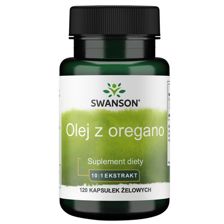 Olej z oregano 150 mg Ekstrakt 10:1 (120 kaps) Swanson