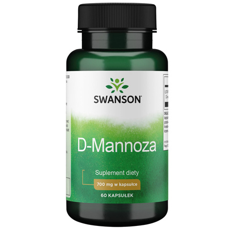 Swanson D-mannose 700 mg 60 kapsułek