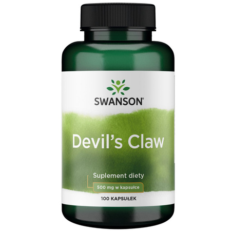 Swanson Devil's Claw (Diabelski Pazur) 500 mg 100 kapsułek