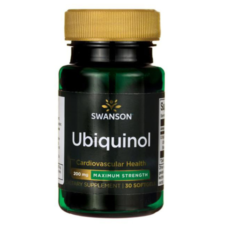 Swanson Koenzym Q10 UbiquinoL (UbichinoL) 200 mg 30 kapsułek