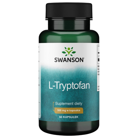 Swanson L-Tryptofan 500 mg (L-tryptophan) 60 kapsułek