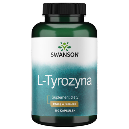 Swanson L-Tyrosine (Tyrozyna) 500 mg 100 kapsułek