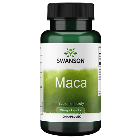 Swanson Maca 500 mg 100 kapsułek