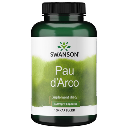 Swanson Pau d'Arco 500 mg 100 kapsułek