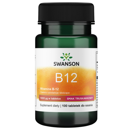 Swanson Witamina B12 + Kwas Foliowy 100 tabletek