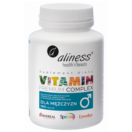 Vitamin Complex dla Mężczyzn Witaminy (120 tabl) Aliness
