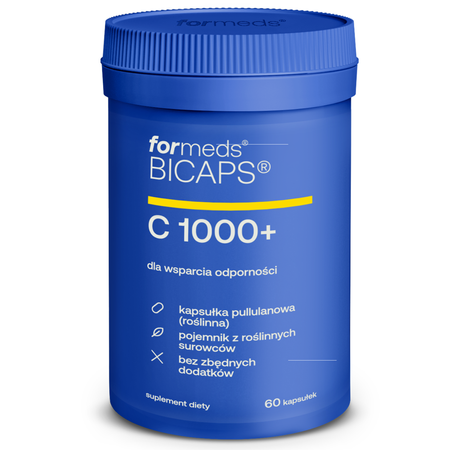 Witamina C 1000+ mg Bioflawonoidy (60 kaps) Bicaps ForMeds