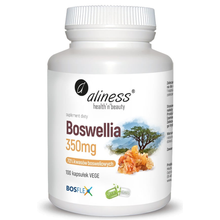 Aliness Boswellia 350 mg (Kadzidłowiec) 100 kapsułek