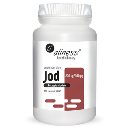 Aliness Jod (jodek potasu) 200 mcg 200 tabletek