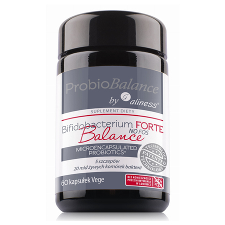 Aliness ProbioBalance Bifidobacterium FORTE Balance 20 mld (Probiotyk) 60 kapsułek