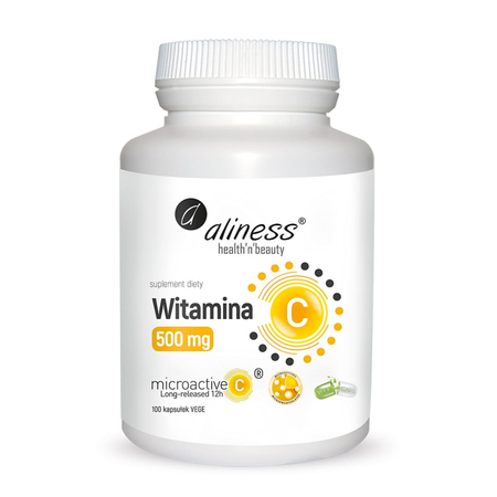 Aliness Witamina C 500 mg Microactive 100 kapsułek