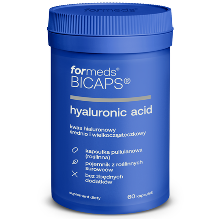 BICAPS Kwas hialuronowy Hyaluronic Acid 200 mg (60 kaps) ForMeds
