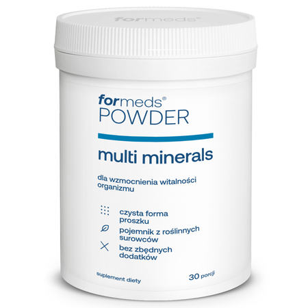F-VIT F-Multi Minerals 11 Minerałów w proszku 212,4 g (30 porcji) ForMeds