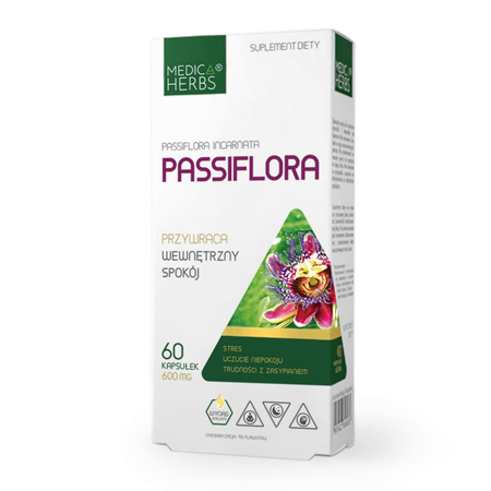 Medica Herbs Passiflora 600 mg 60 kapsułek