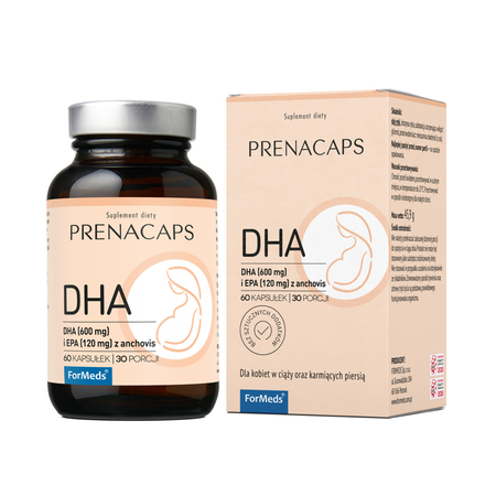 PRENACAPS Kwasy Omega-3 DHA EPA (60 kaps) ForMeds