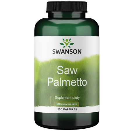 Palma Sabałowa Saw Palmetto 540 mg (250 kaps) Swanson 