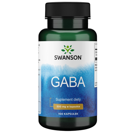 Swanson GABA 500 mg 100 kapsułek