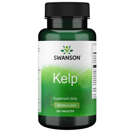 Swanson Kelp (Jod) 225 mcg 250 tabletek