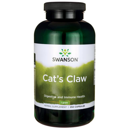 Swanson Koci Pazur (Cat's Claw) 500 mg 250 kapsułek