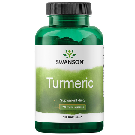 Swanson Kurkuma (Turmeric) 720 mg 100 kapsułek
