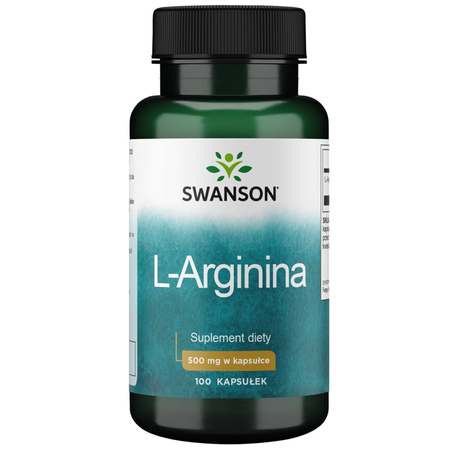 Swanson L-Arginine (L-Arginina) 500 mg 100 kapsułek