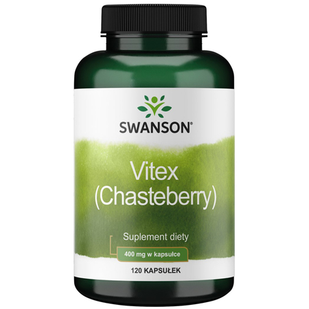 Swanson Niepokalanek 400 mg (Vitex Chasteberry) 120 kaps