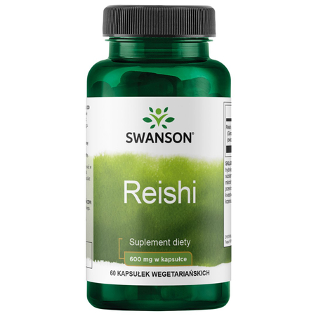 Swanson Reishi 600 mg 60 kapsułek