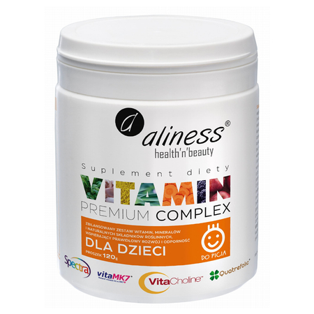 Vitamin Complex dla Dzieci (120 g) w proszku Aliness
