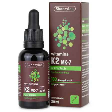 Witamina K2 MK-7 w Kroplach 30 ml Skoczylas